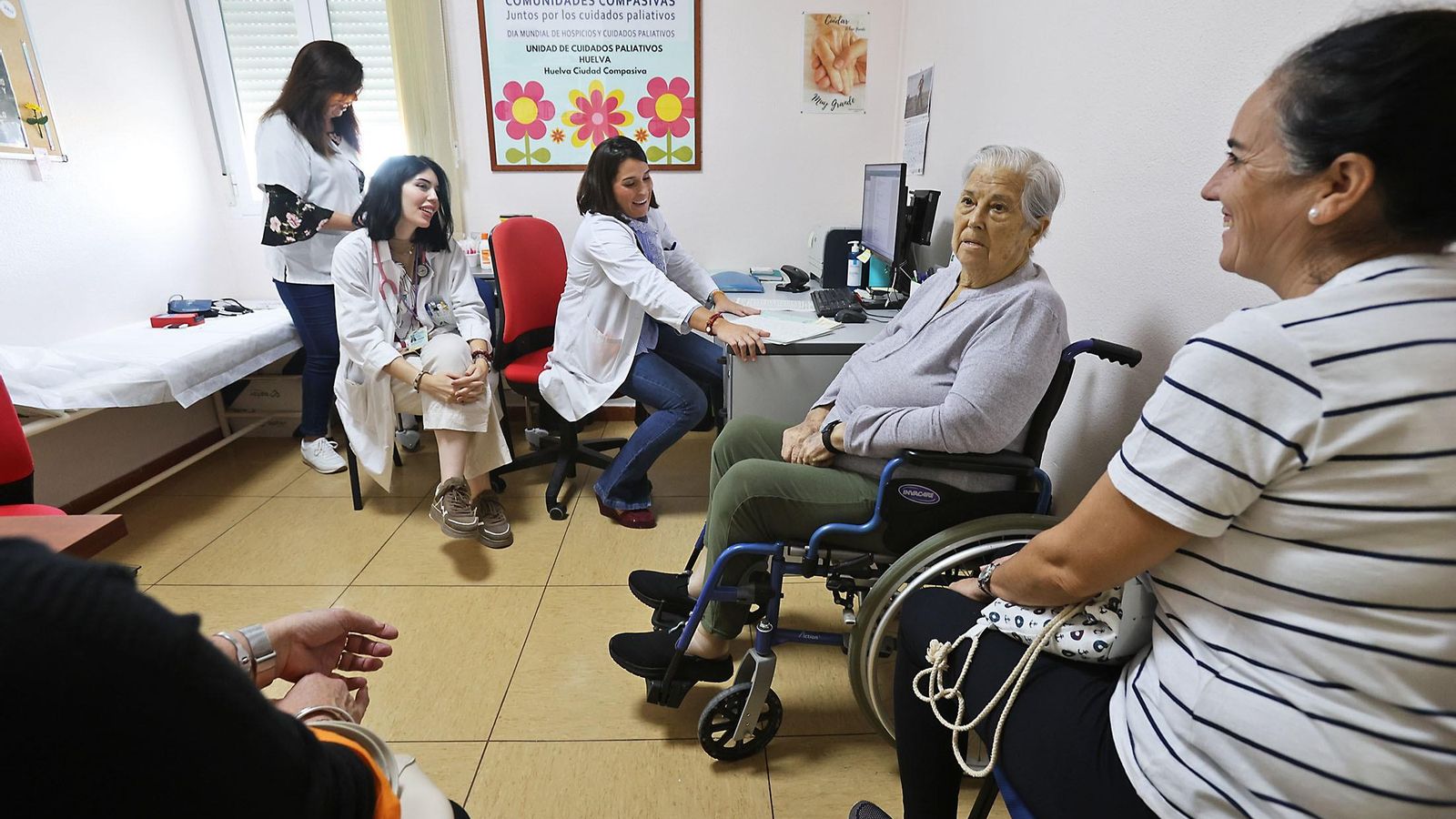 Una paciente esta semana en la Unidad de Cuidados Paliativos. Una paciente esta semana en la Unidad de Cuidados Paliativos.