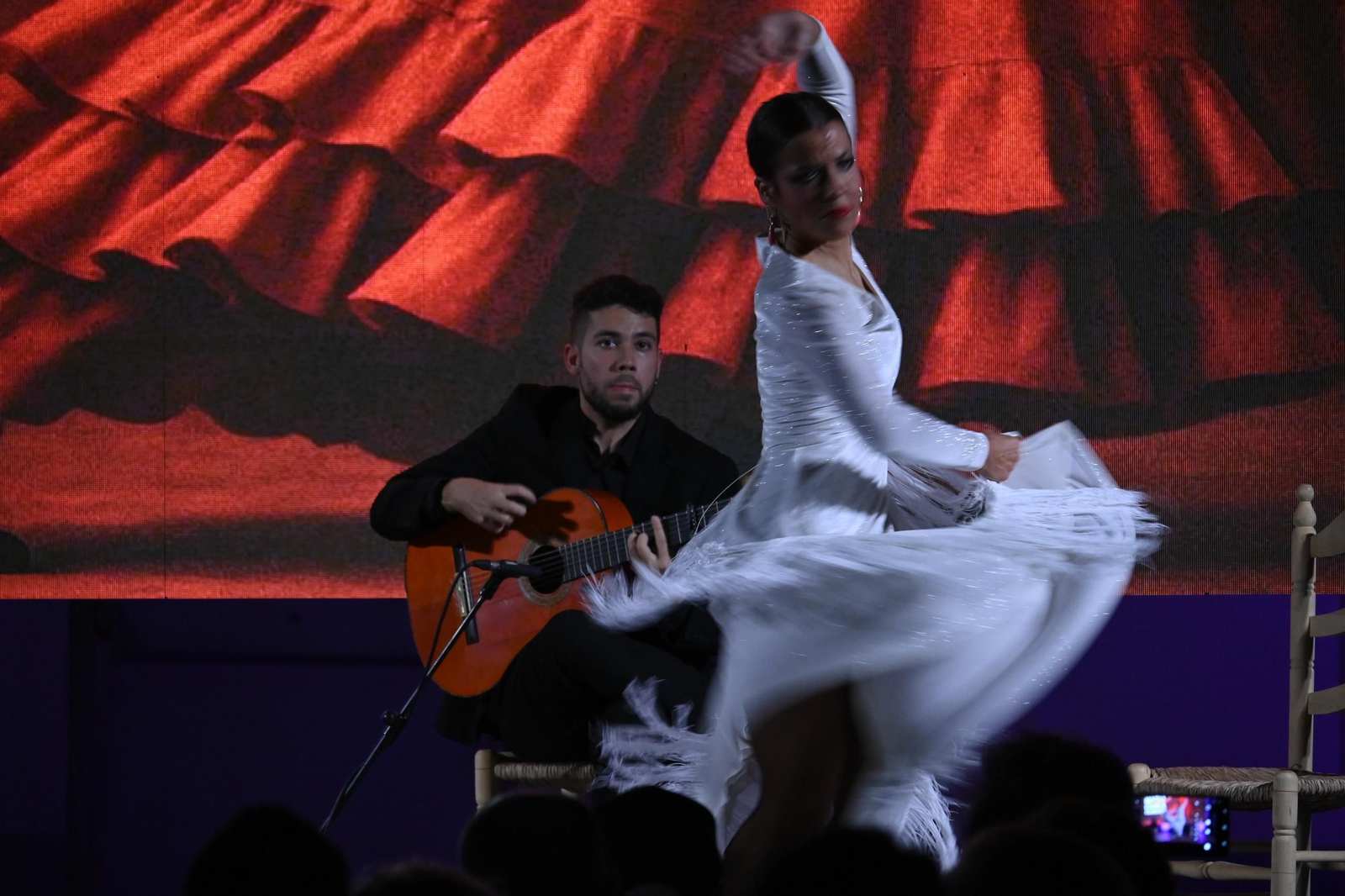 Imágenes del espectáculo de la bailaora María Canea en Huelva