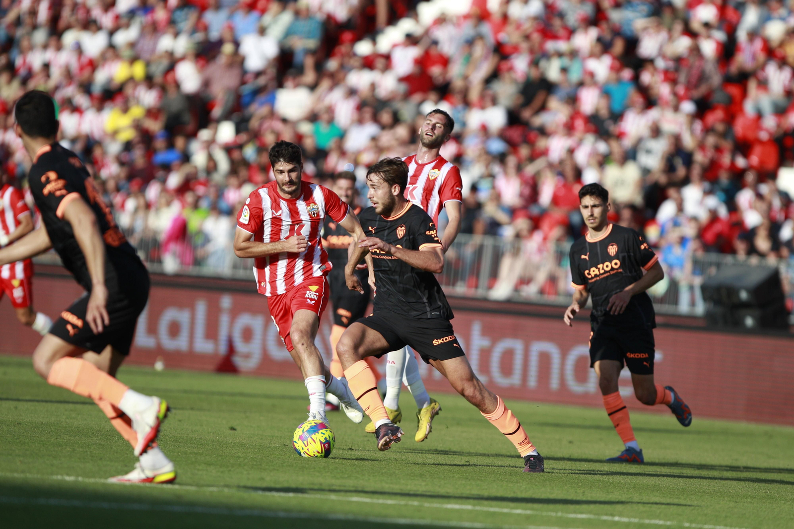 Fotogalería del partido de la Liga Santander, U.D. Almería-Valencia