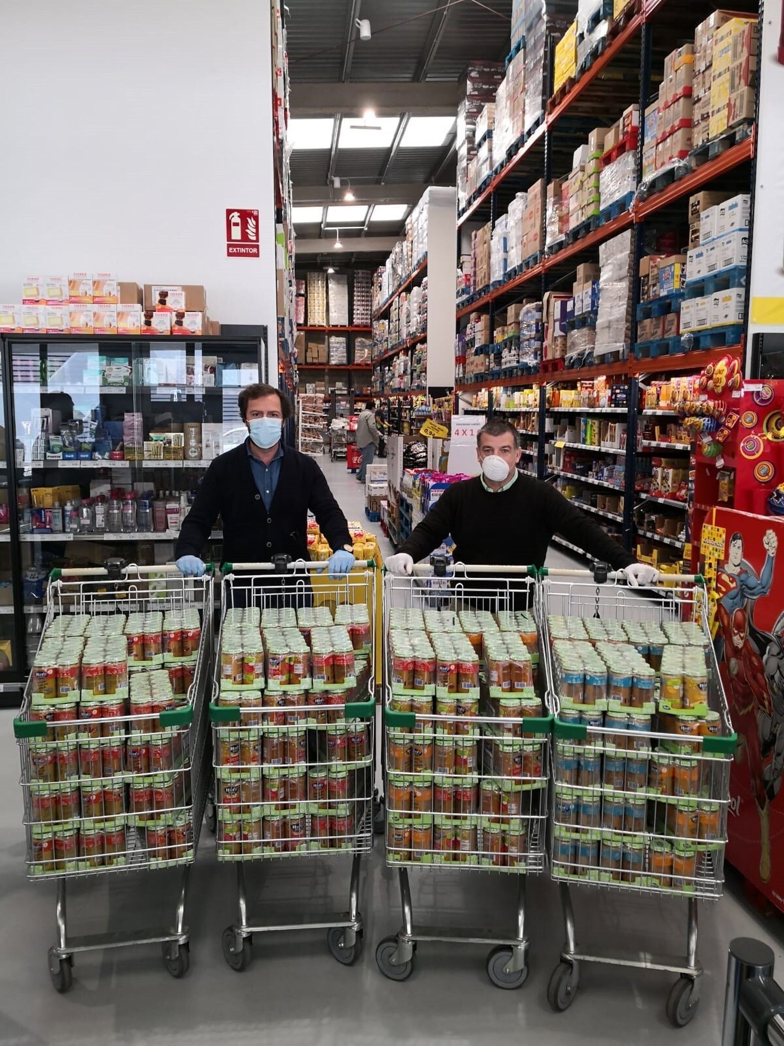 Los dos organizadores de la iniciativa.