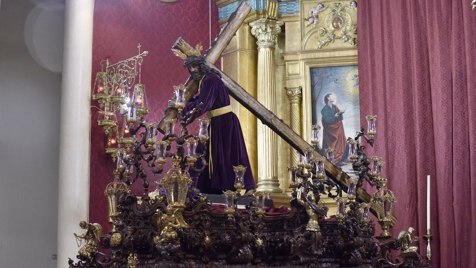 El Nazareno de la Humildad del Cerro en su paso.