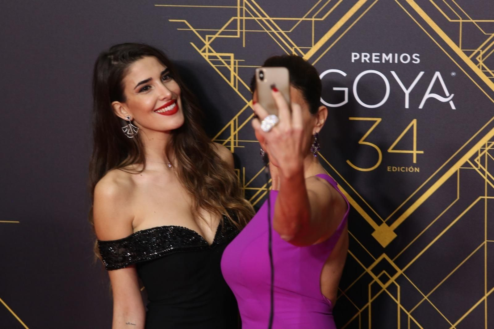 La alfombra roja de los Goya en Málaga.