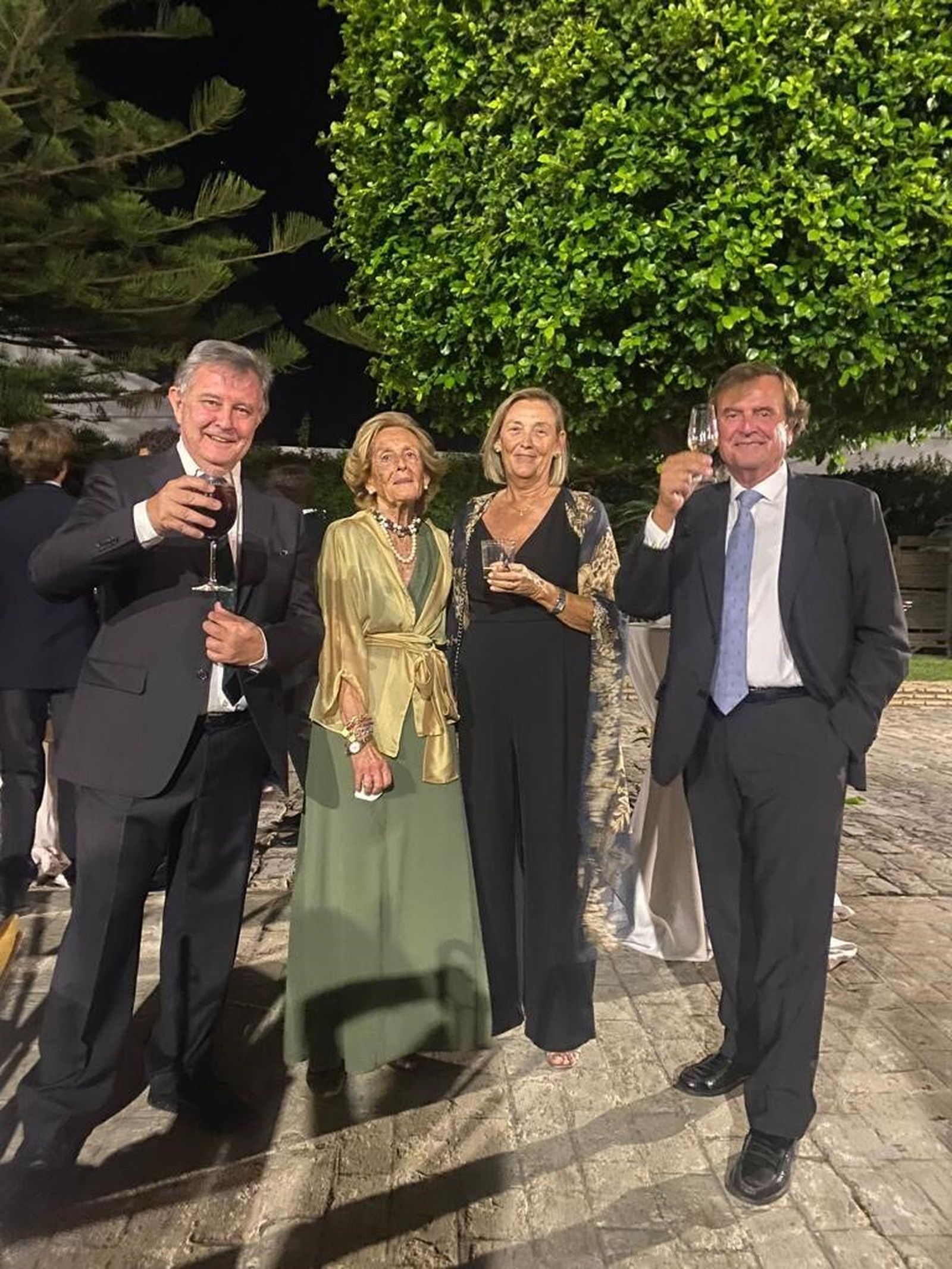 Patxi y Marisa Elorza, Carmen Alemany y Xavier Elorza.