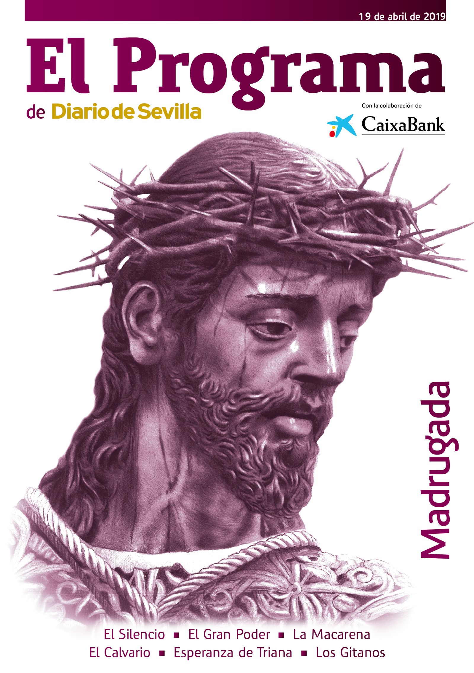 Portadas del programa de Diario de Sevilla para la Semana Santa
