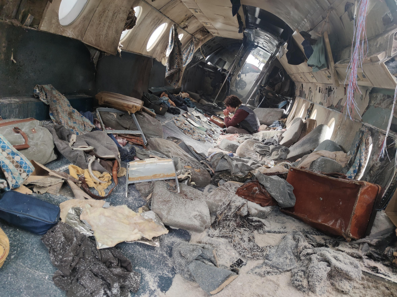 Así se rodó 'La sociedad de la nieve' en Sierra Nevada.