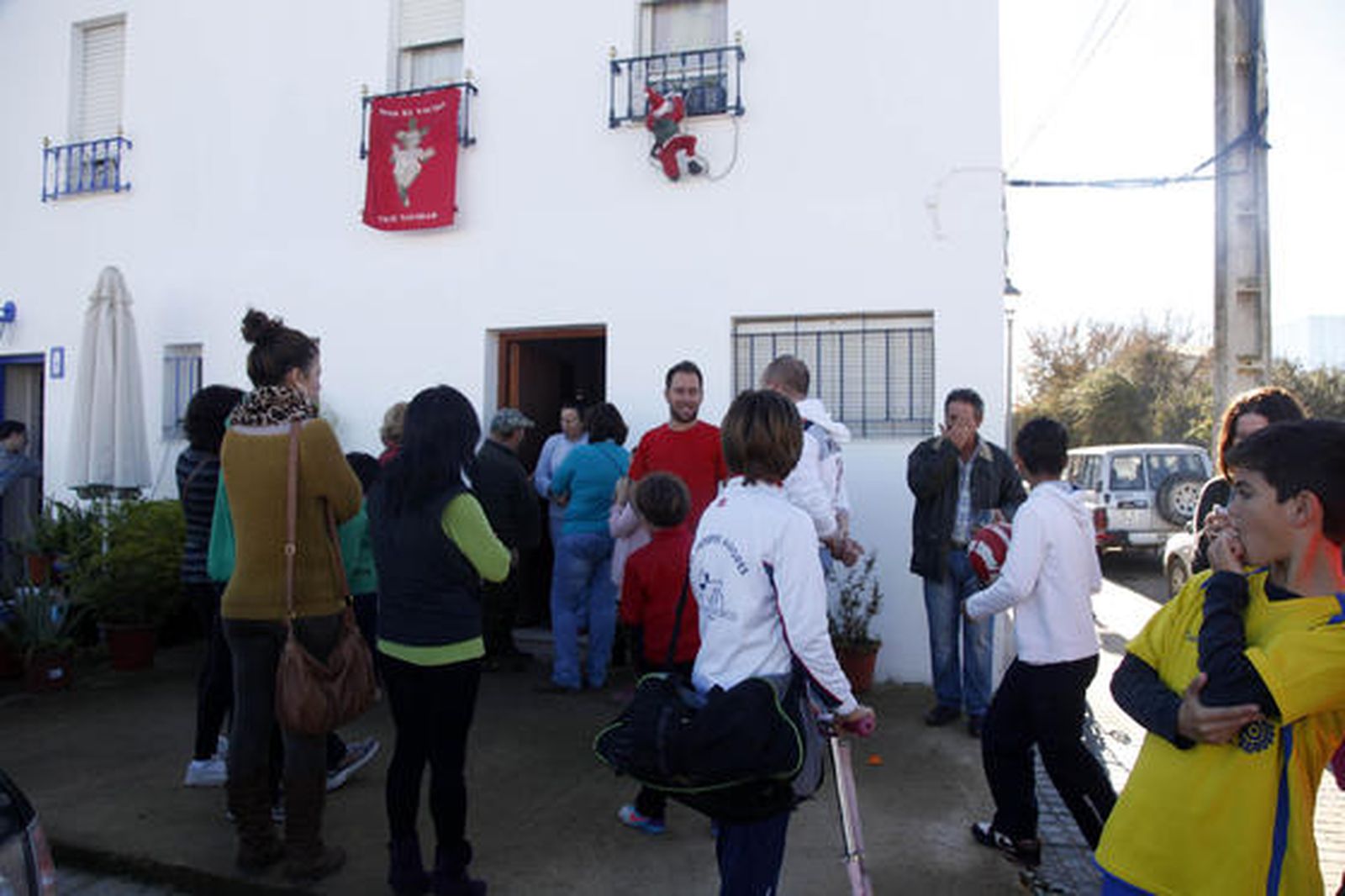 Villarrasa celebra la llegada del Gordo