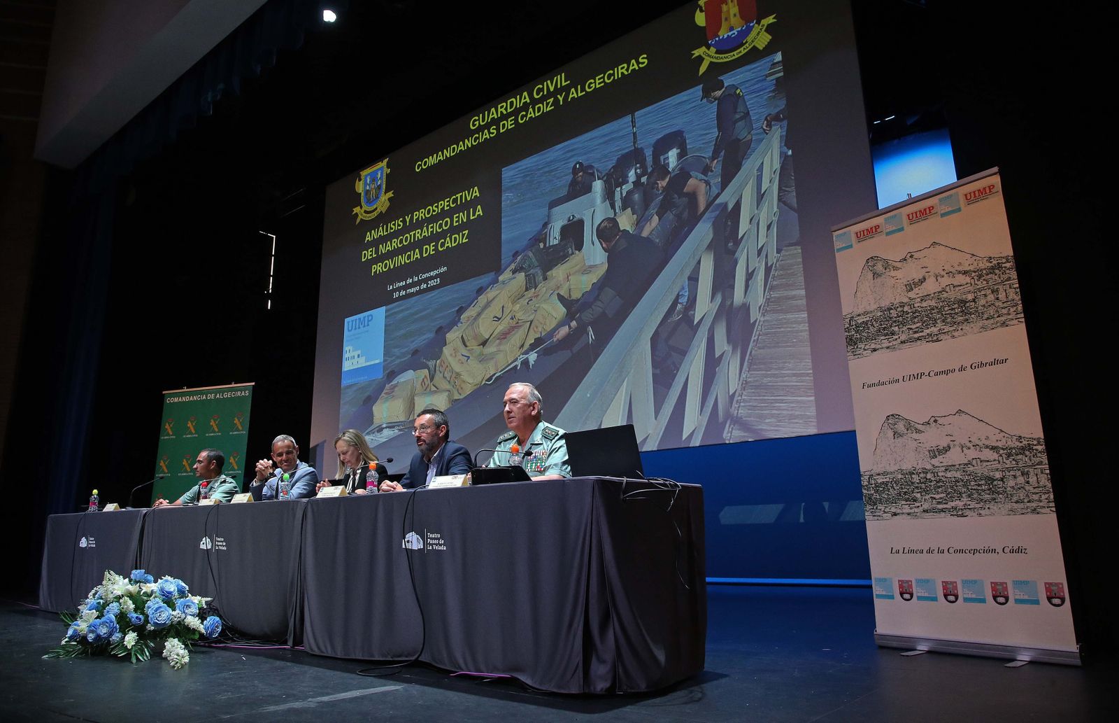 Fotos de la jornada sobre narcotráfico en la provincia de Cádiz de la Guardia Civil en La Línea