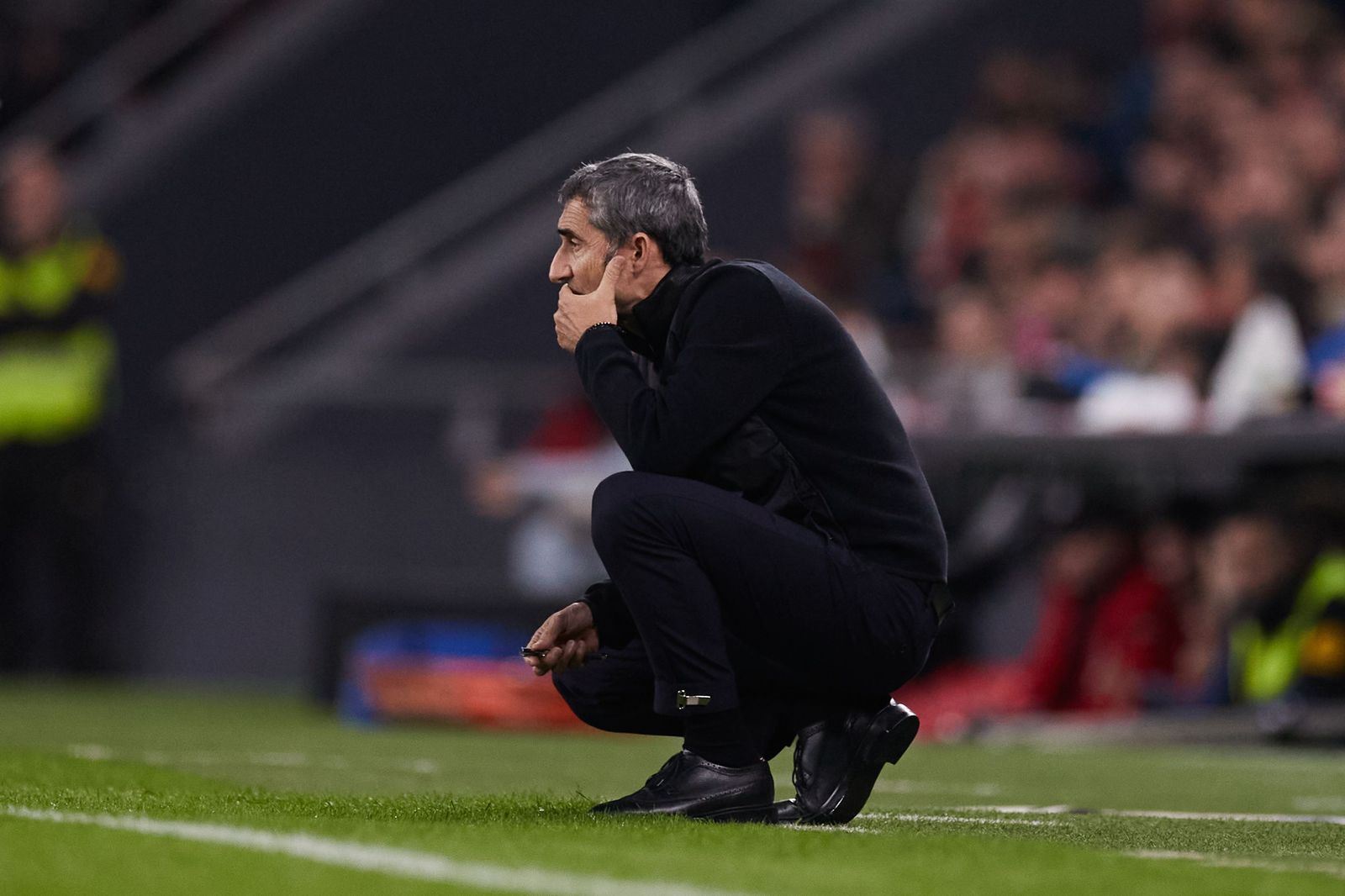 Ernesto Valverde analiza el juego de su equipo.