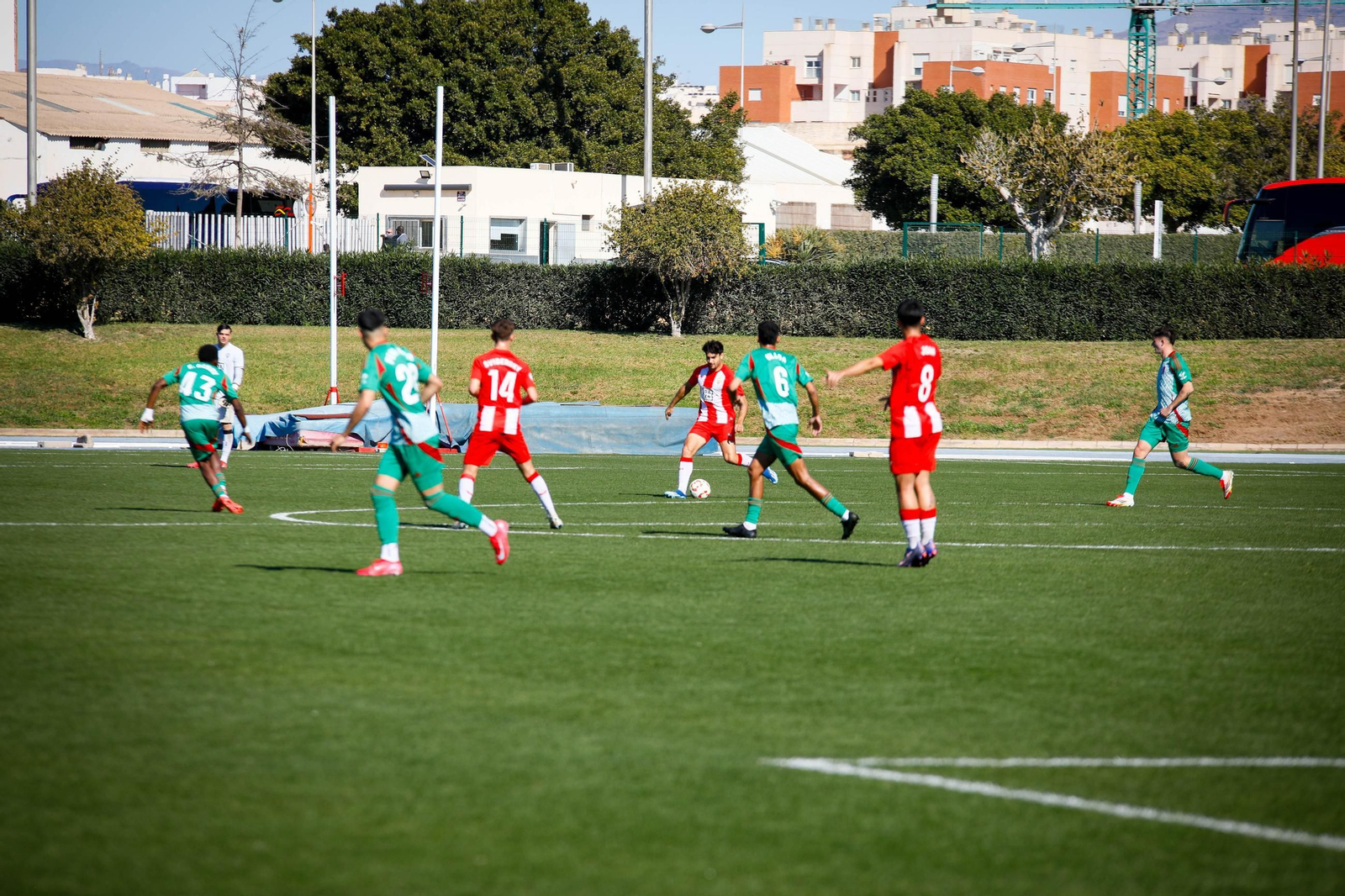 Las imágenes de Segunda RFEF entre Almeria B y recreativo de Granada