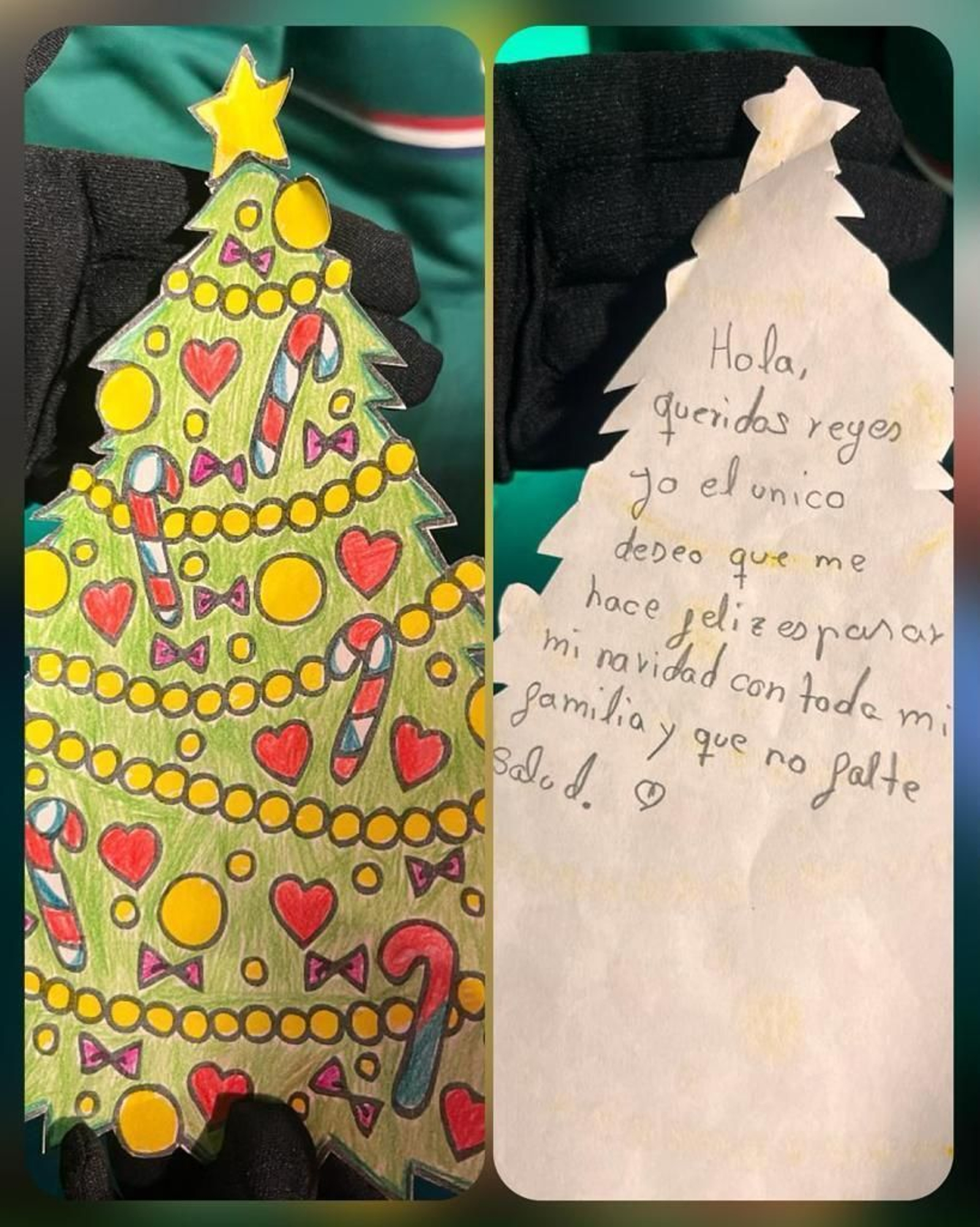 Imagen de la carta sin remitente para los Reyes Magos