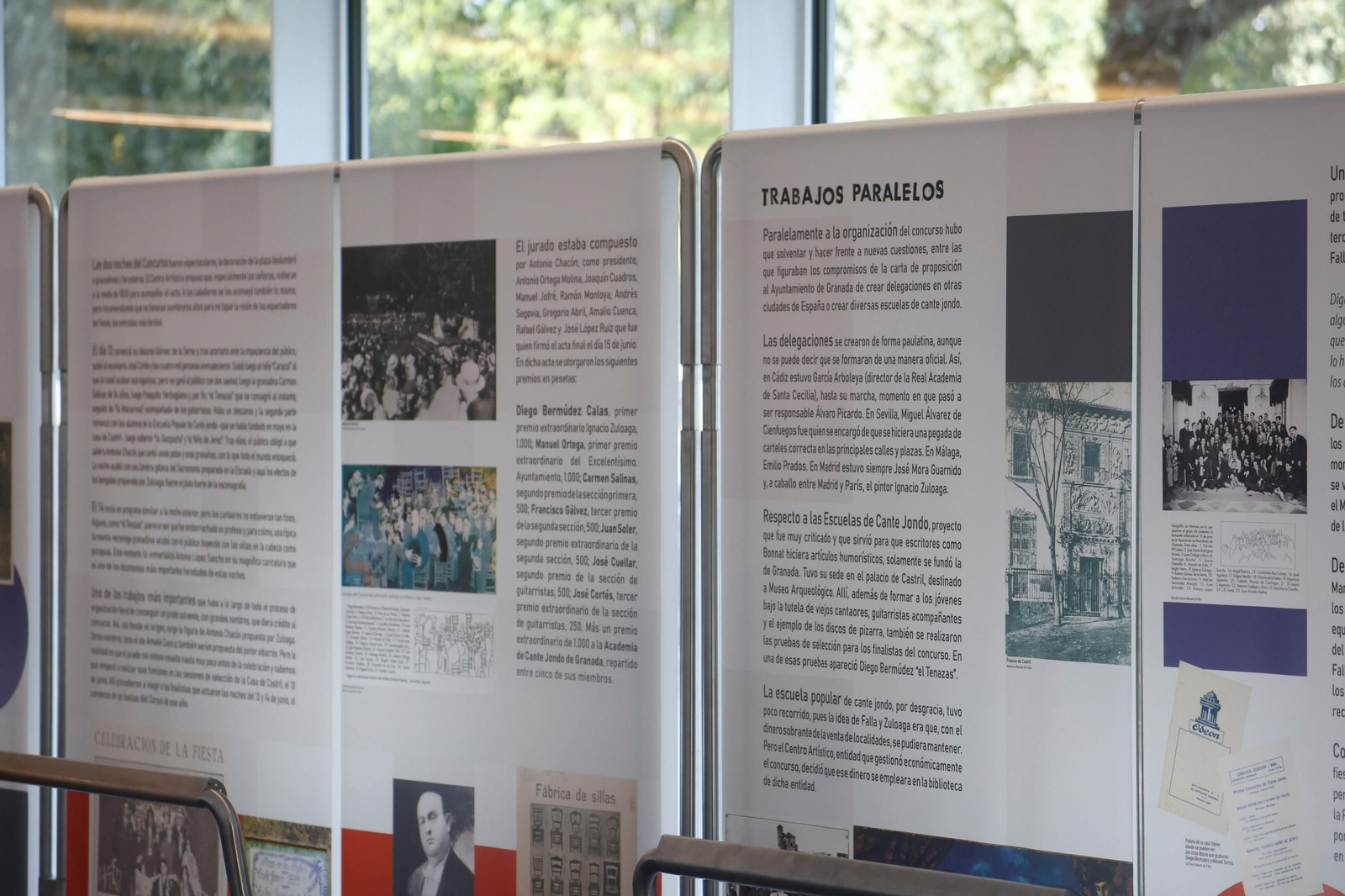 Un recorrido en imágenes por la exposición 'Itinerancias de lo jondo' en la Biblioteca Grupo Cántico