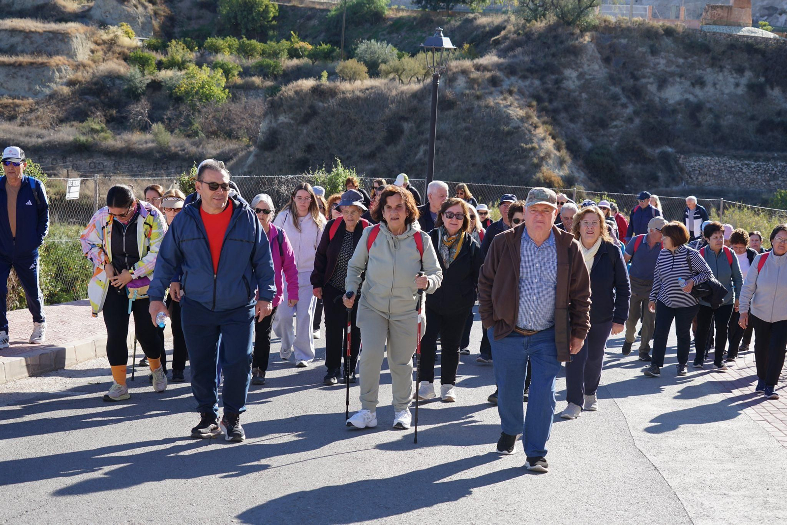 Un centenar de mayores de Vícar recorren la Alpujarra durante su olimpiada