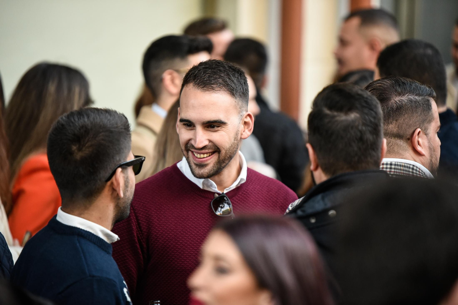 Imágenes de las celebraciones en el centro de Huelva la tarde del 24