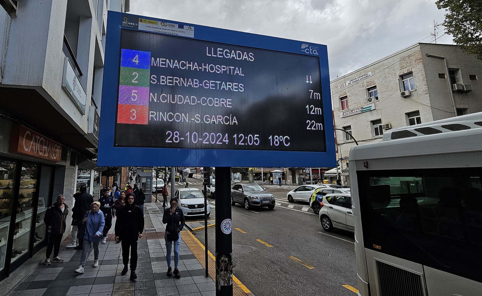 Fotos de la huelga de autobuses en Algeciras