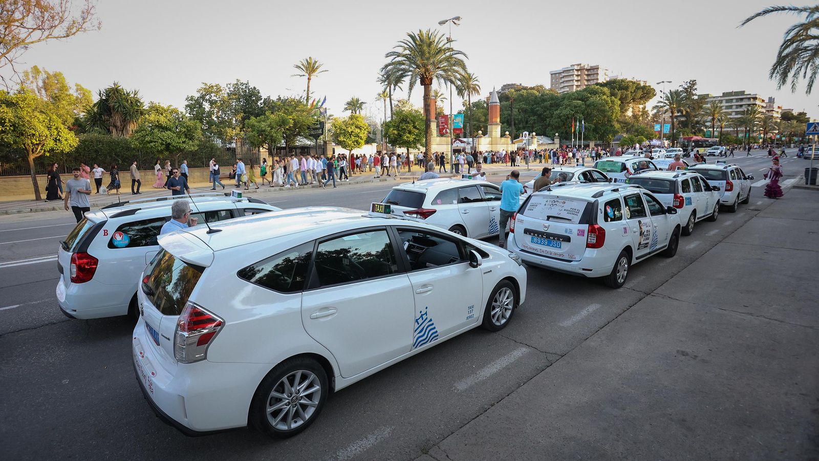 El taxi es una excelente opción para acudir a la Feria.