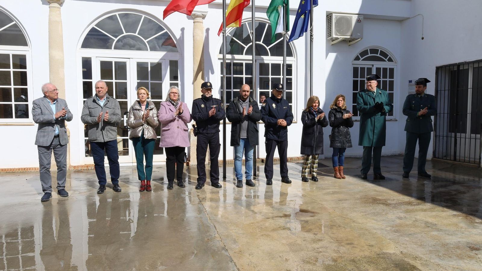 Minuto de silencio en Úbeda.