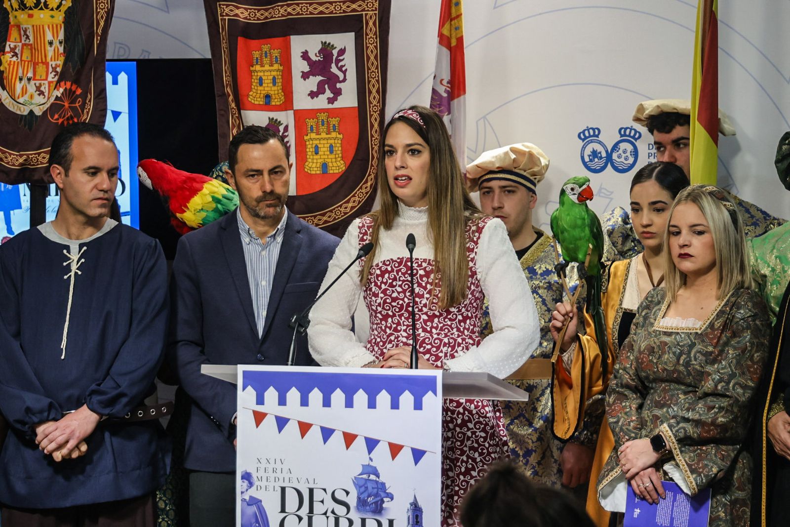 Fotografías de la presentación de la XXIV Feria Medieval del Descubrimiento de Palos de la Frontera