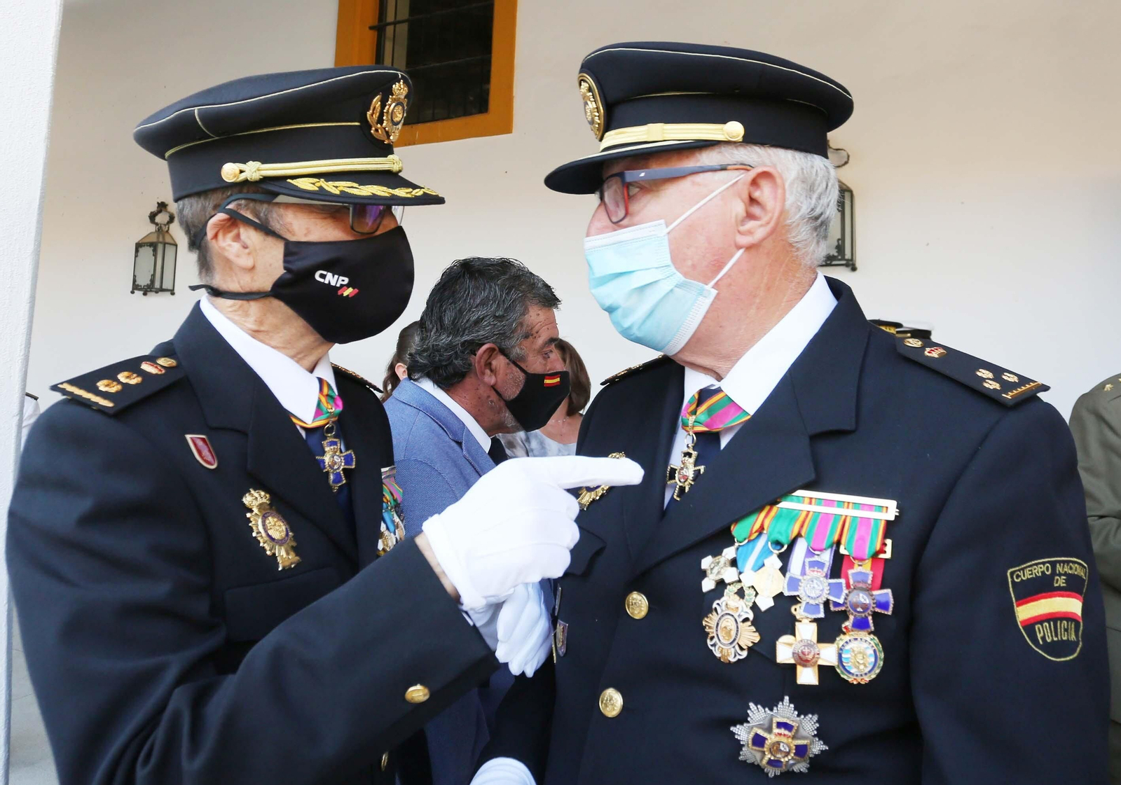 Imágenes de la celebración del patrón de la Policía Nacional