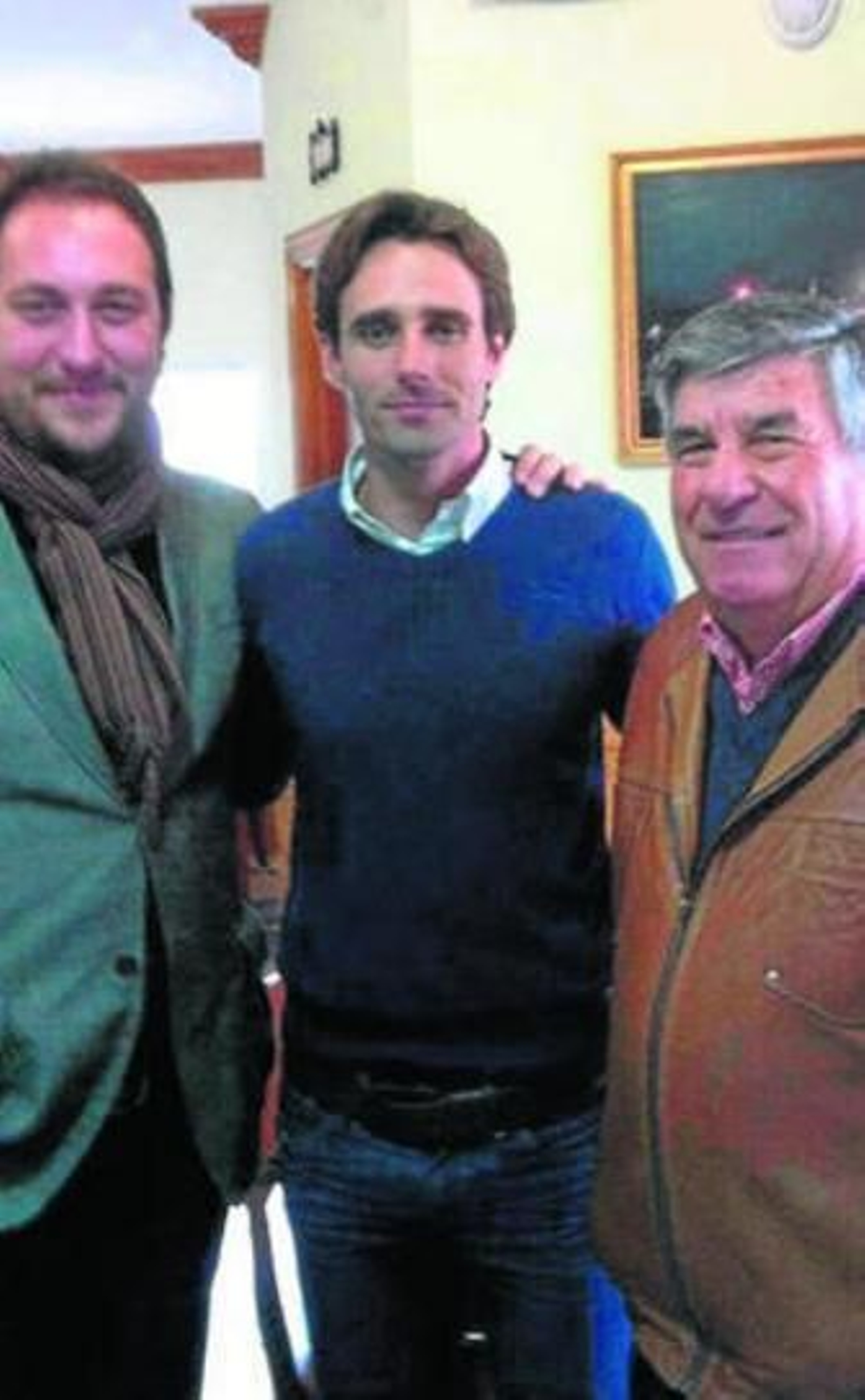 José Manuel Vázquez Villalba, Alejandro Morilla y Manuel Vázquez García.