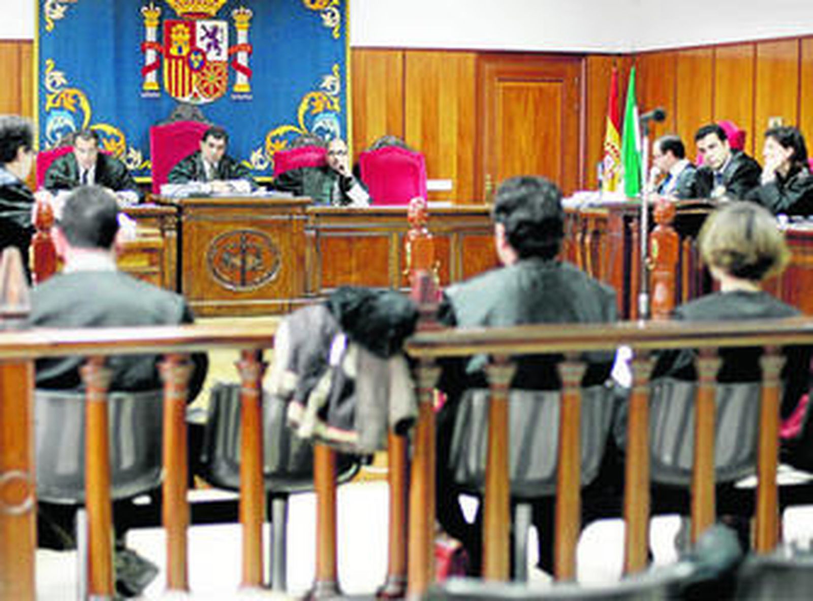 Una vista en la Audiencia Provincial sobre un recurso de la Operación Karlos, en enero de 2009.