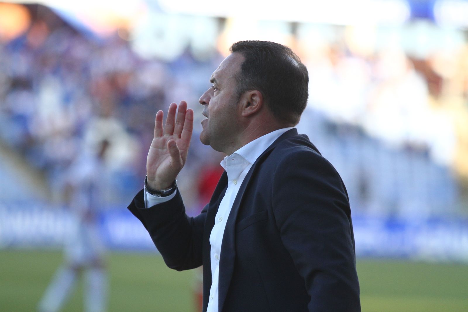 Imágenes del encuentro entre el Recreativo de Huelva y el San Fernando