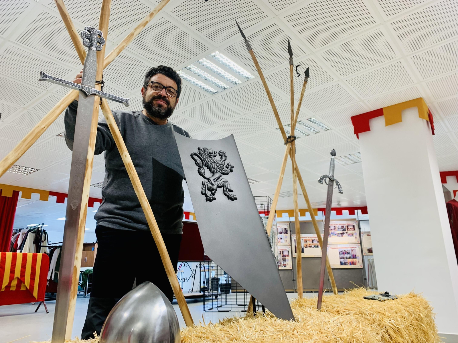 Rafael Montes en el Museo de la Recreación hace unas semanas.
