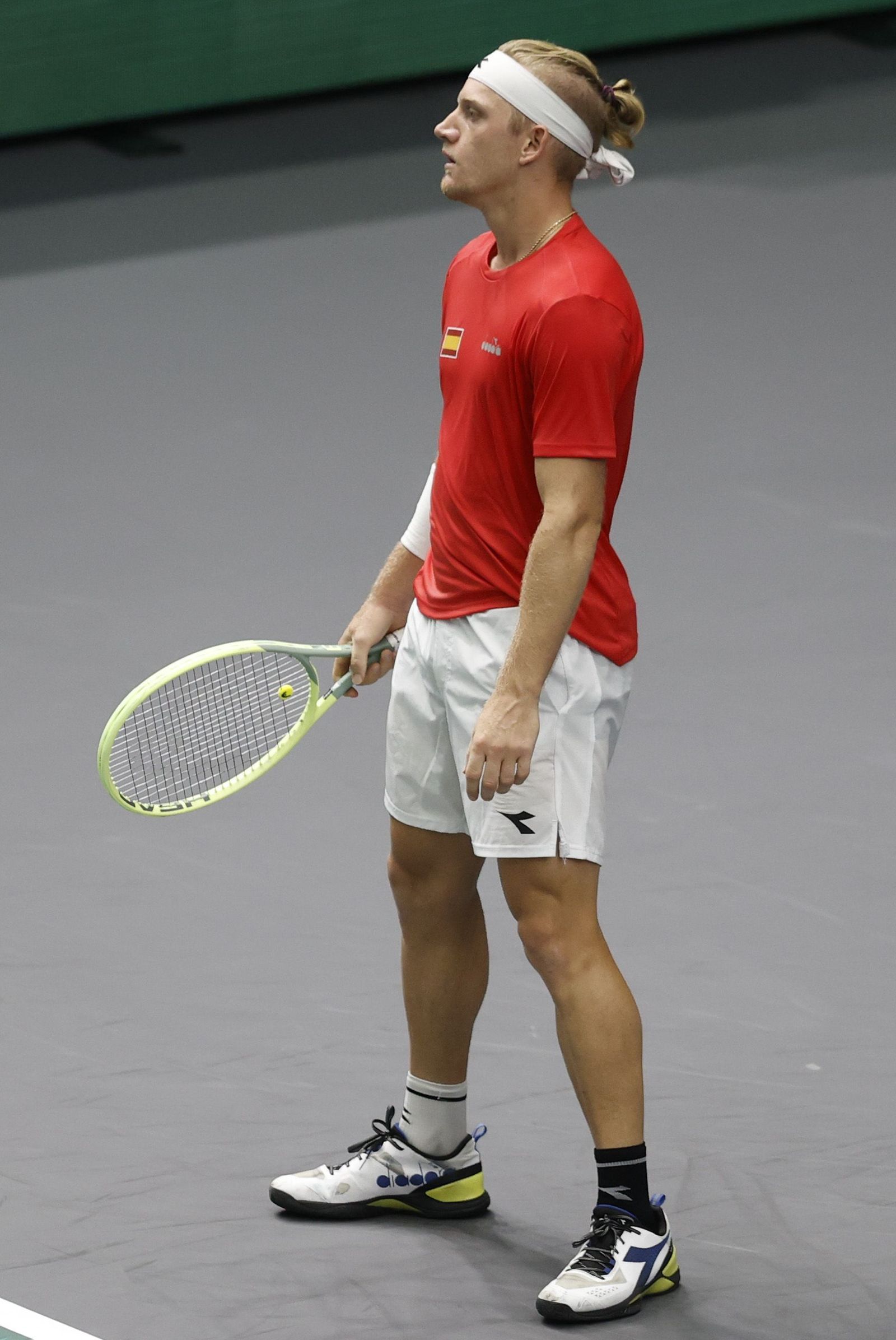 Davidovich, en la pasada Copa Davis.