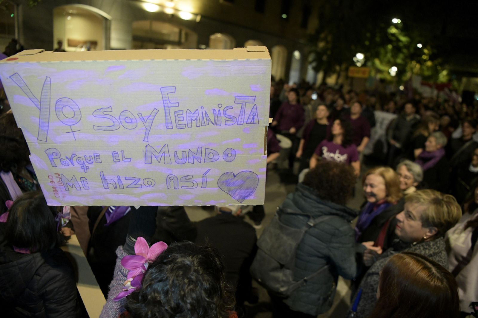 La manifestación del 25-N en Granada, en imágenes