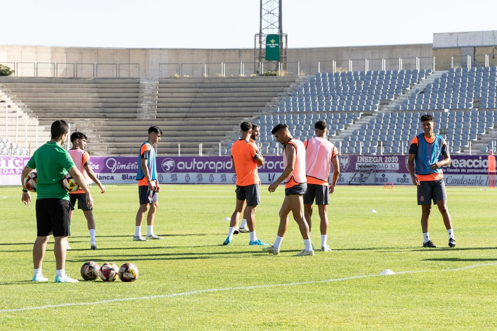 Primer día de curso del Real Jaén, en imágenes