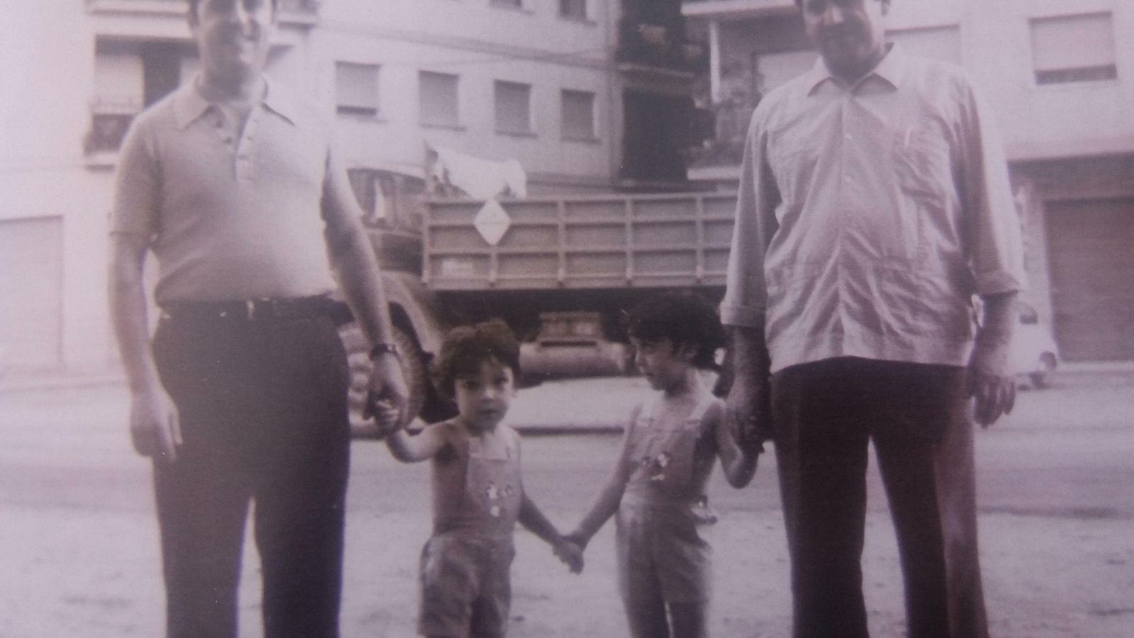 Con Paco Portillo y sus hijos.