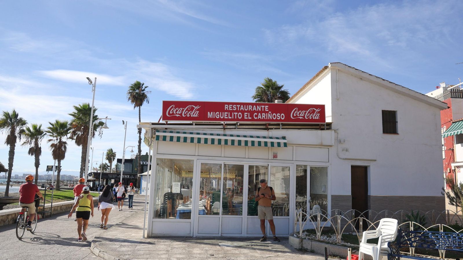 Otra perspectiva del chiringuito.