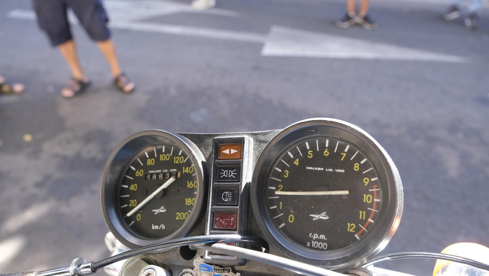 Exposición de Motos Antiguas de la Feria de Almería, en imágenes