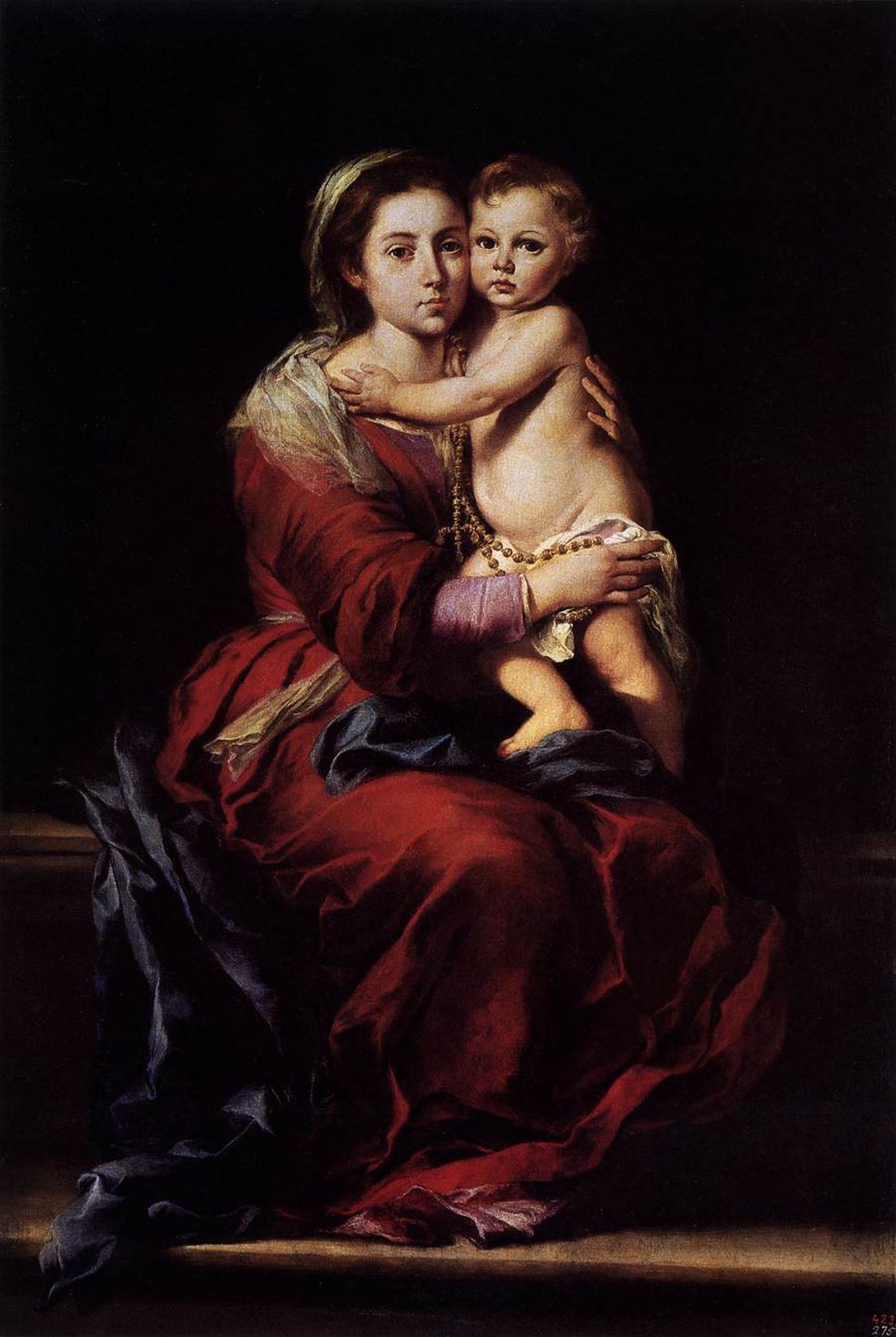 'Virgen del Rosario' del Prado.