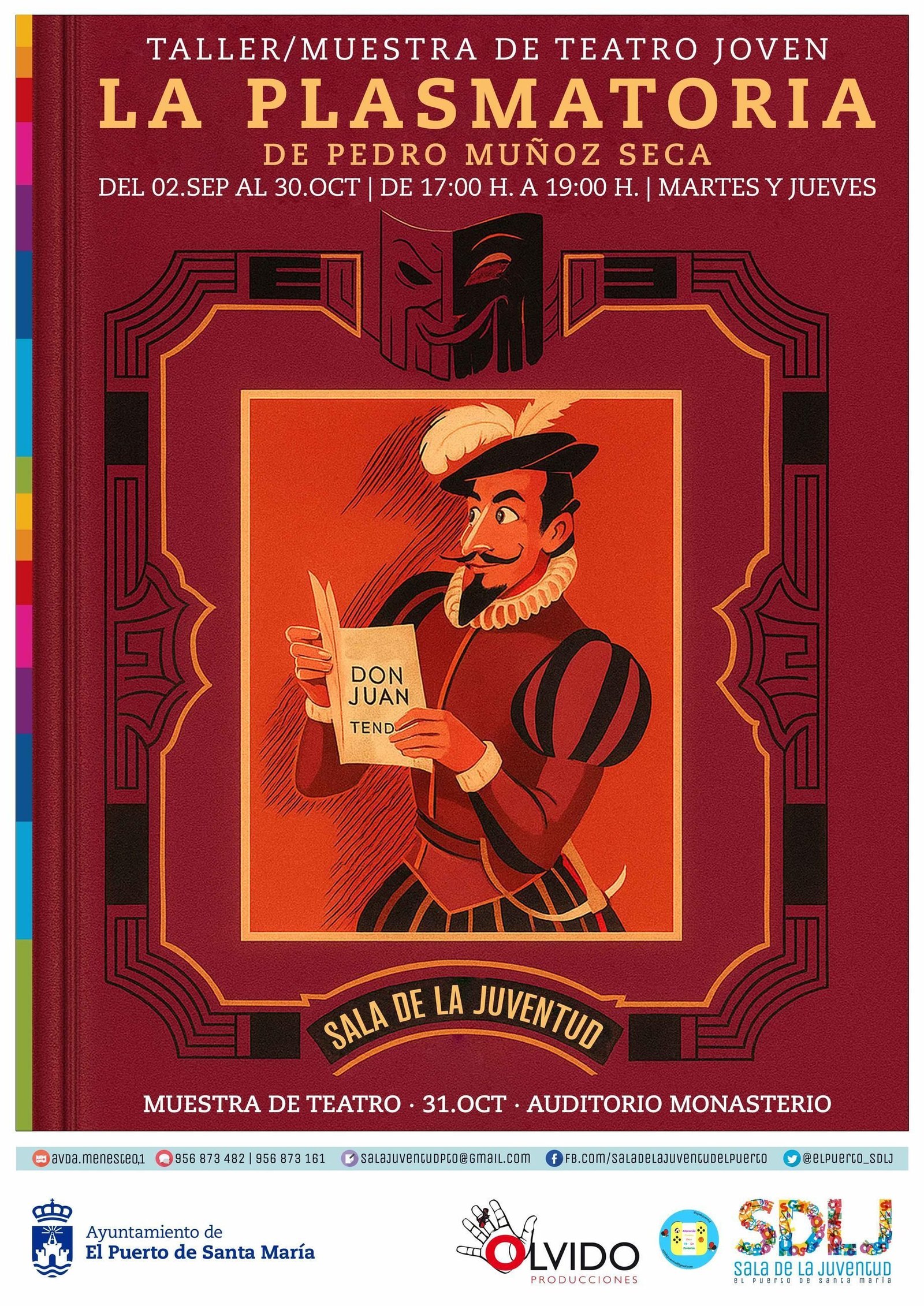Cartel anunciador de 'La Muestra de Teatro Joven 2025'