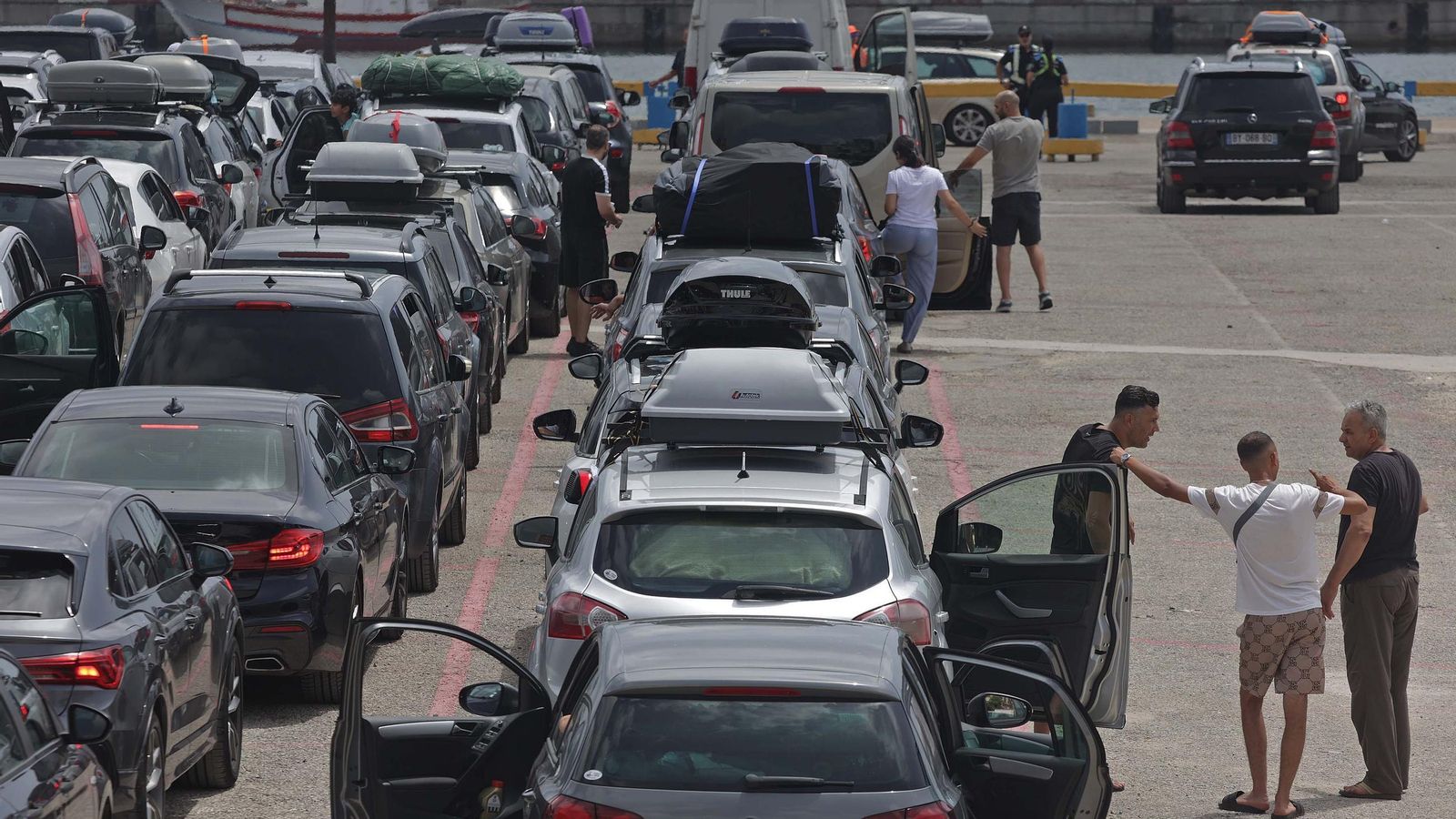 Fotos del primer domingo de agosto en la Operación Paso del Estrecho en Algeciras