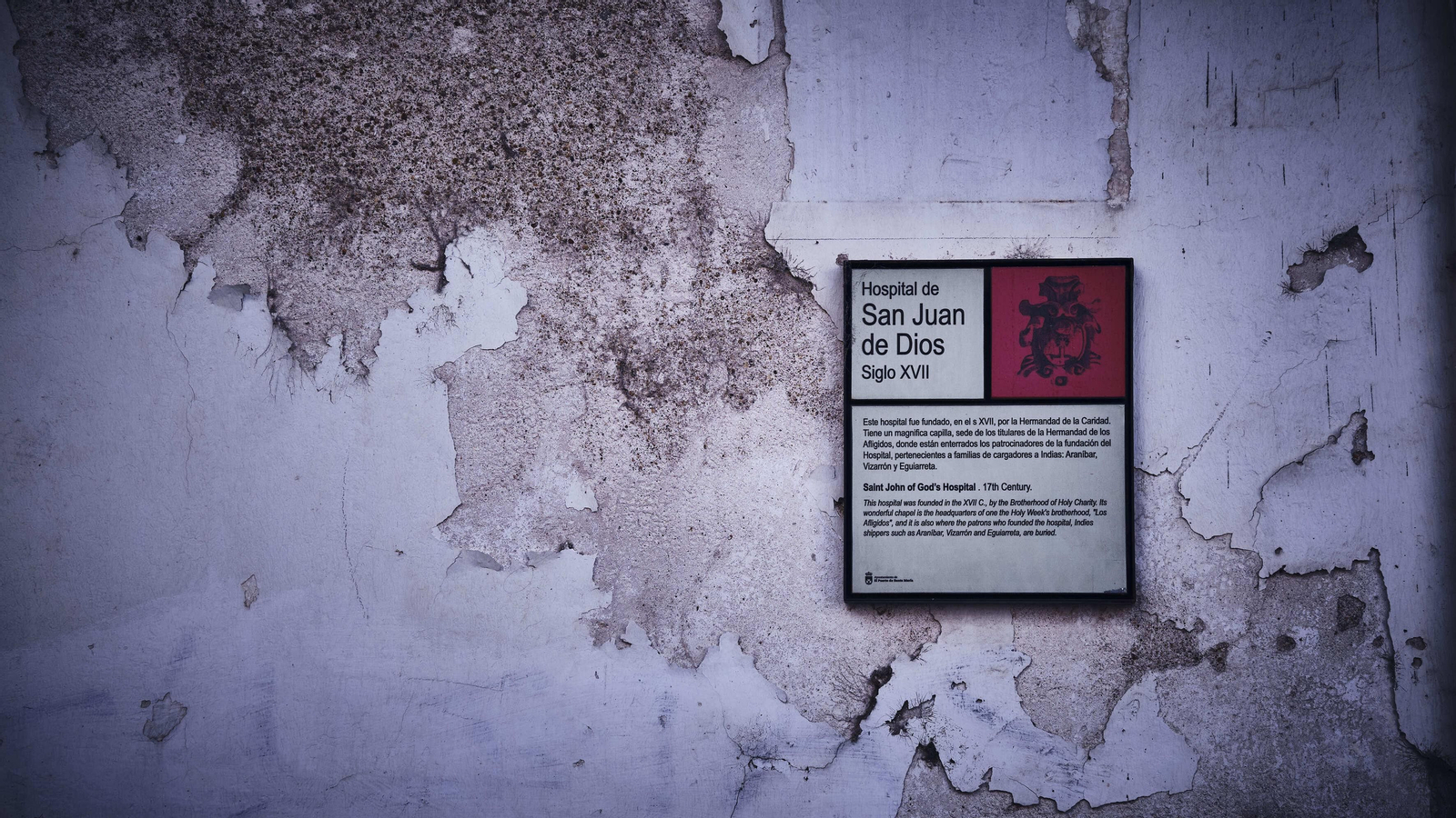 Estado del Hospital de San Juan de Dios.