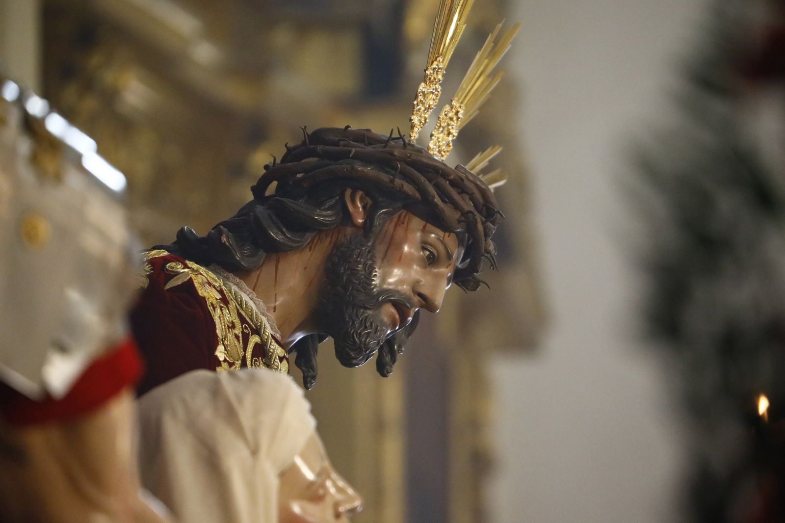 Primer plano de Jesús del Buen Suceso.