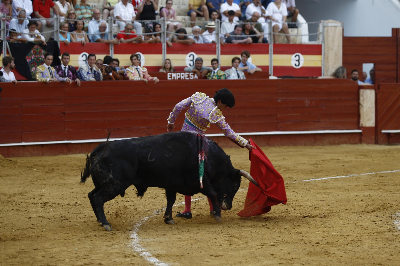 Imágenes de la novillada de la Feria de Almería 2025
