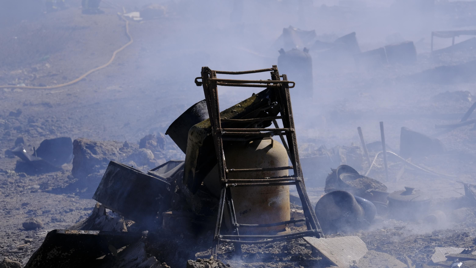 Fotogalería incendio asentamiento de chabolas en Atochares-Níjar (Almería)