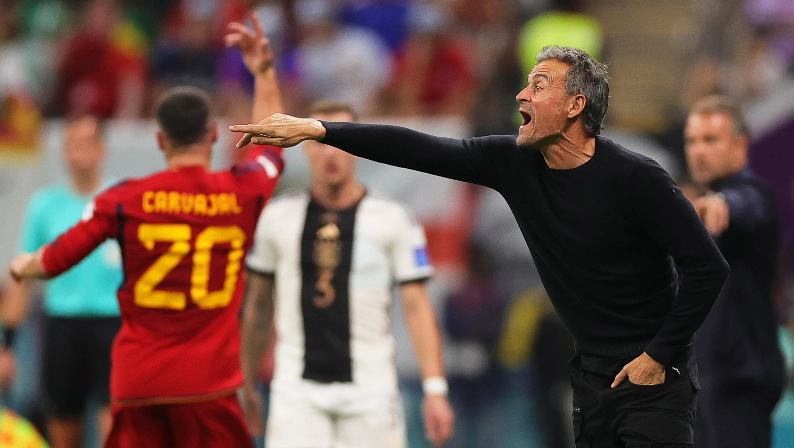 Las fotos del España-Alemania del Mundial de Qatar