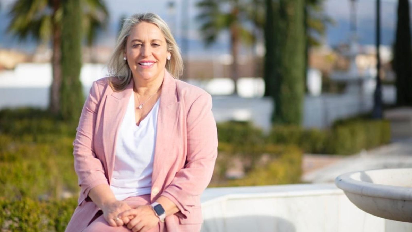 María Merinda Sádaba Terribas, alcaldesa del Ayuntamiento de Las Gabias.