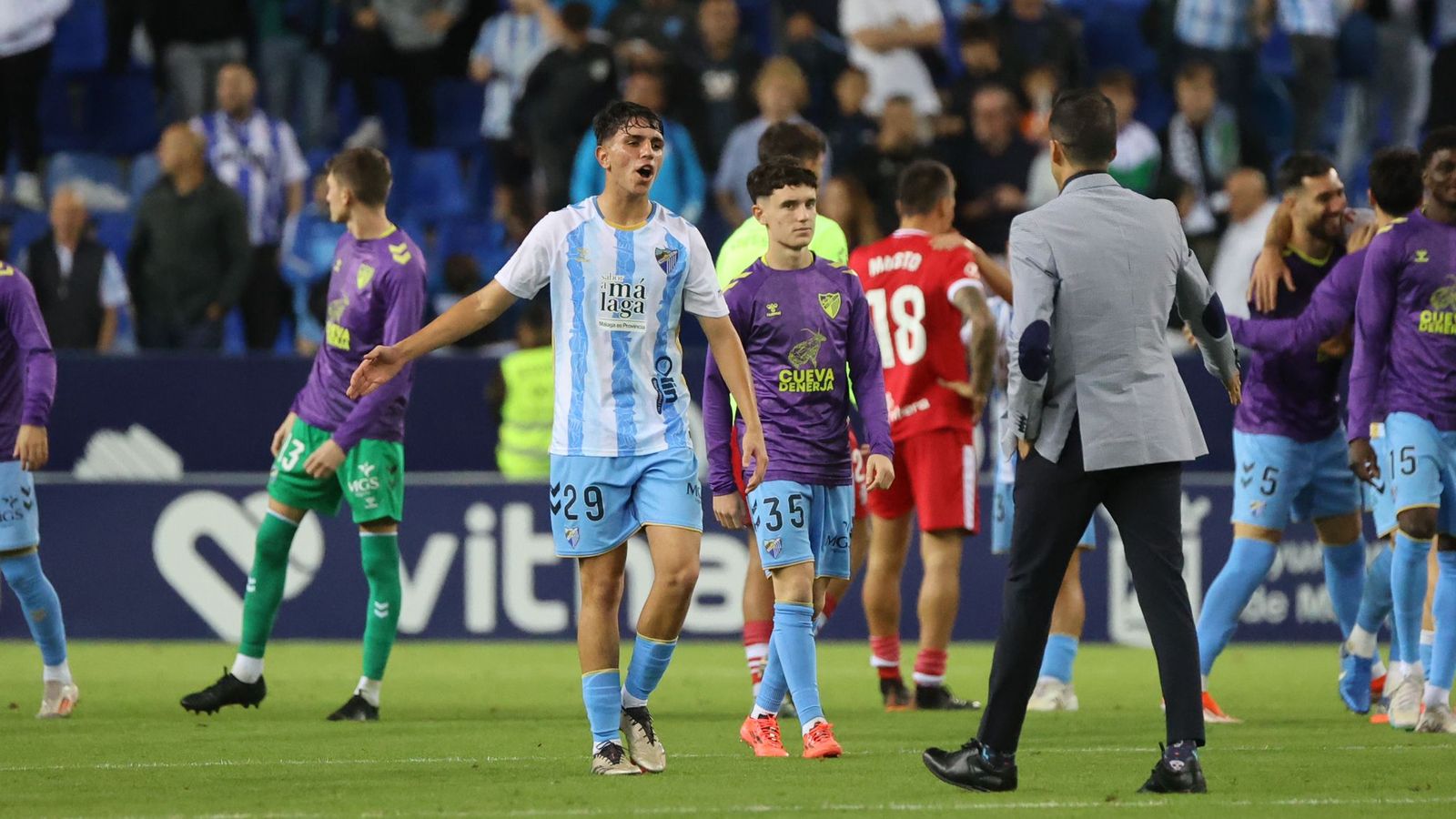 Las fotos del Málaga CF-Cartagena