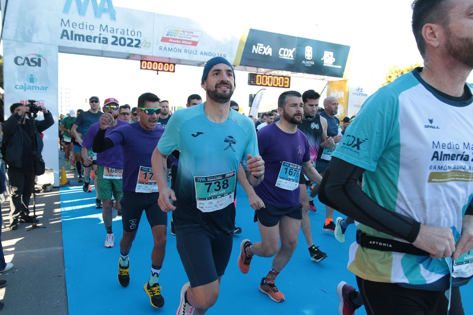 Las imágenes del Medio Maratón de Almería 2022-23