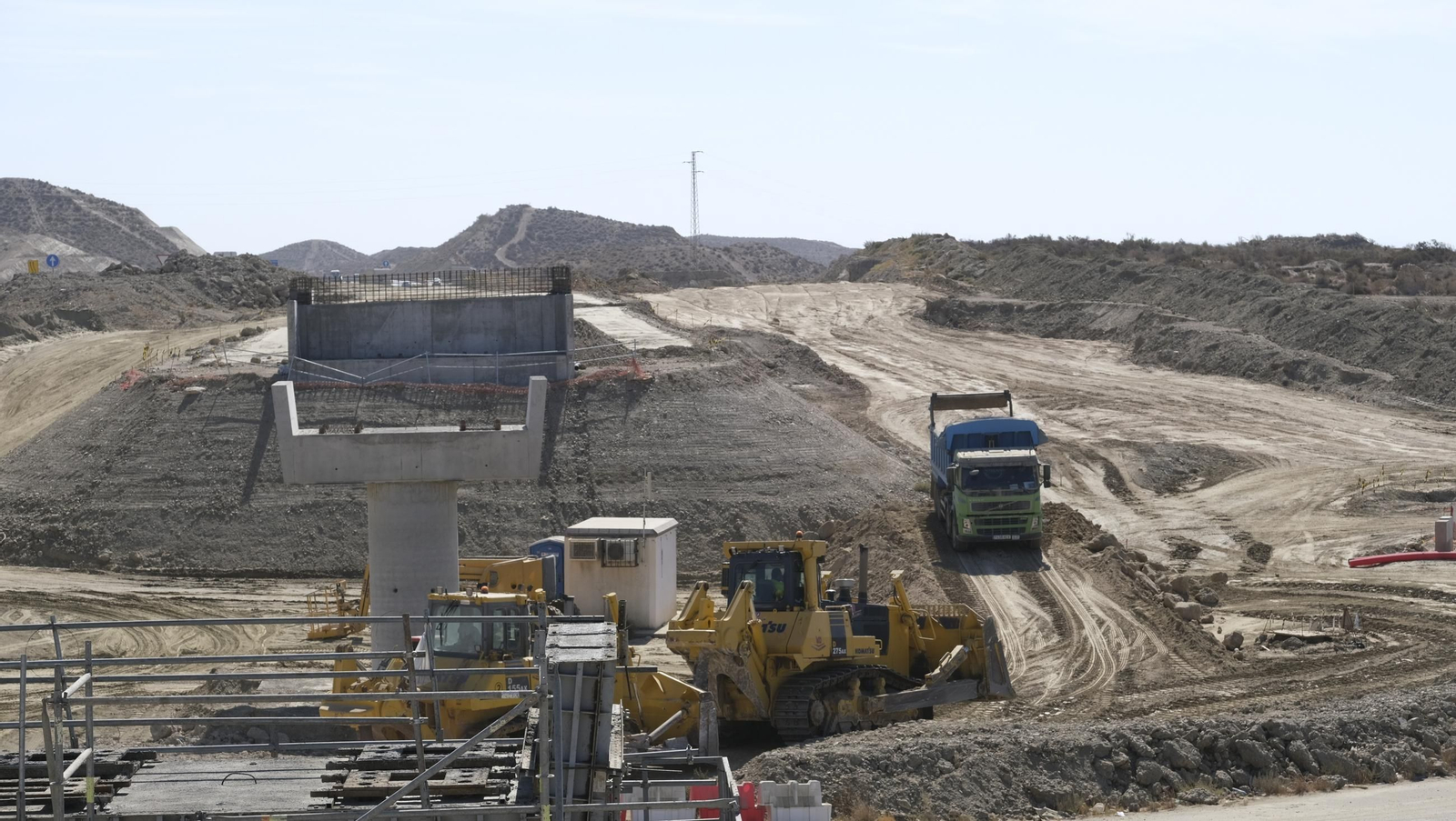 Las obras del nuevo enlace de Viator, en imágenes