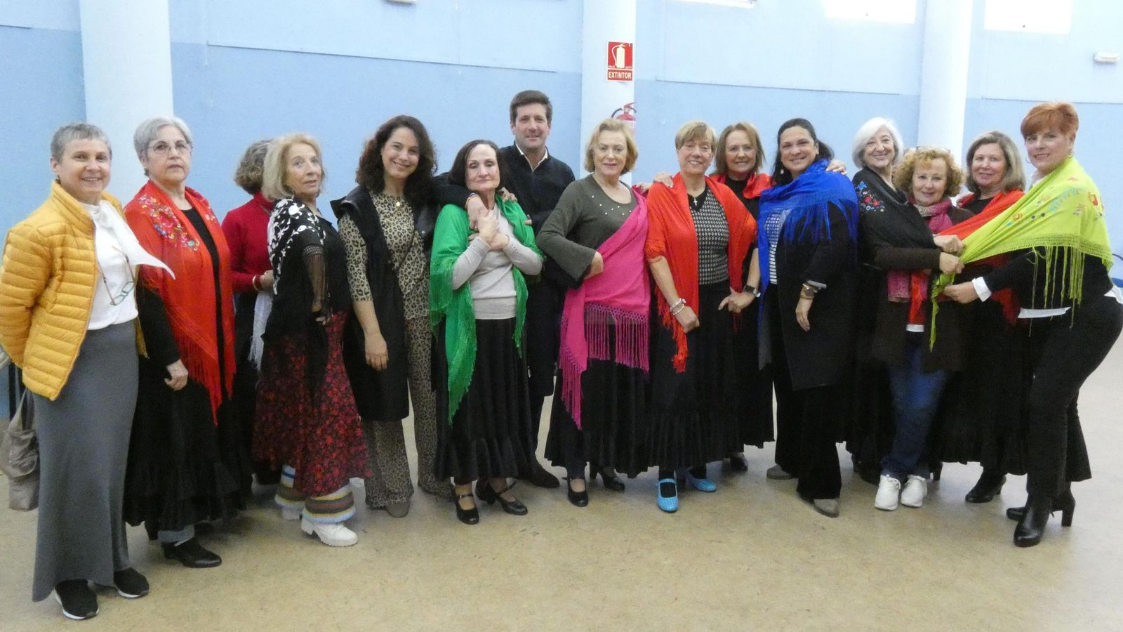 Guillermo García de Longoria en la Asociación de Vecinos.