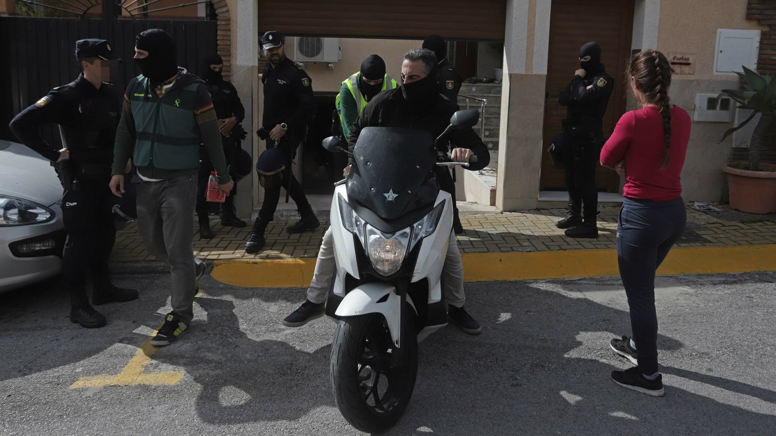 Imágenes del operativo contra el narcotráfico en Algeciras