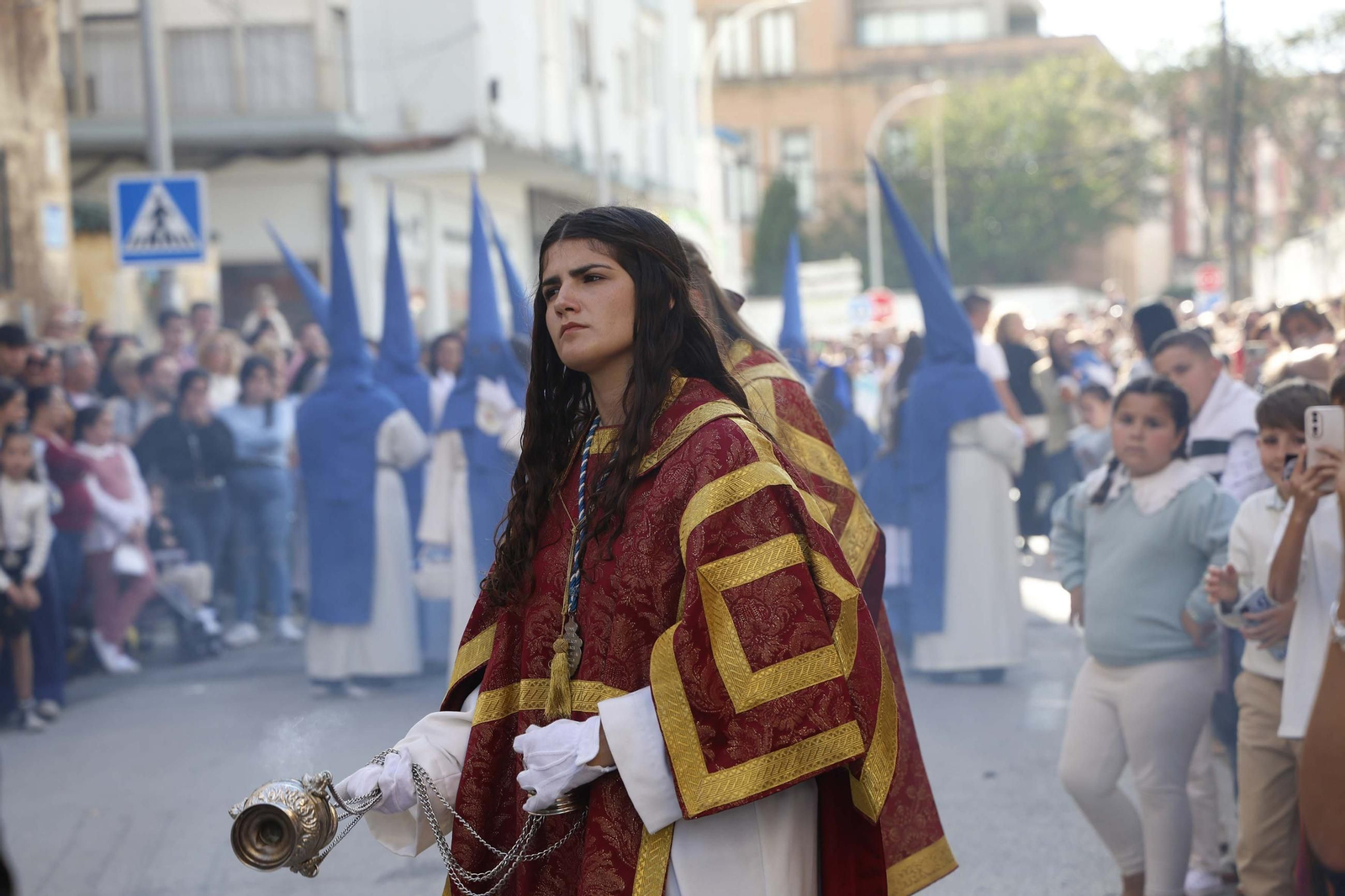 Fotos del Domingo de Ramos en La Línea: La Borriquita y Flagelación