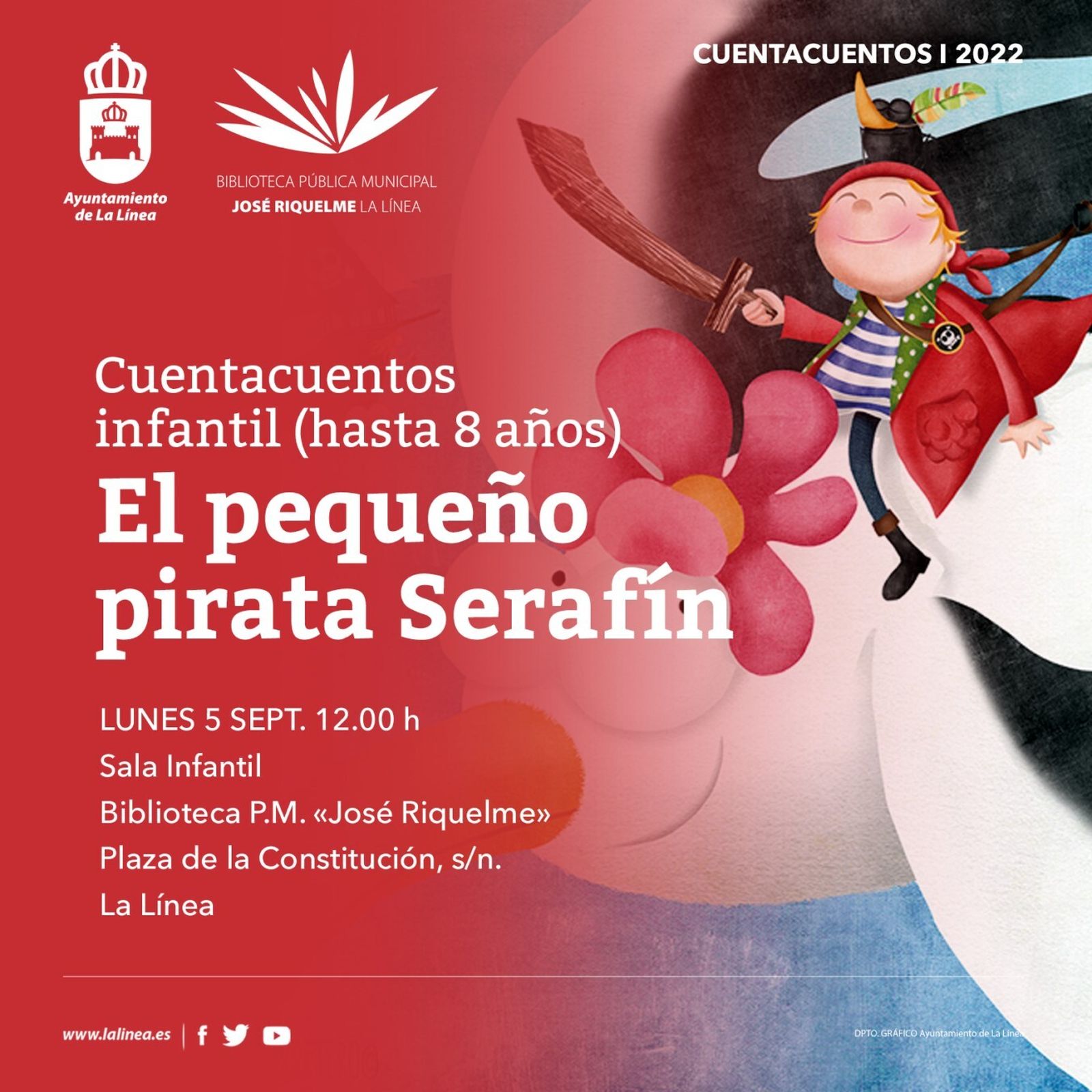 Cartel de 'El pequeño pirata Serafín'