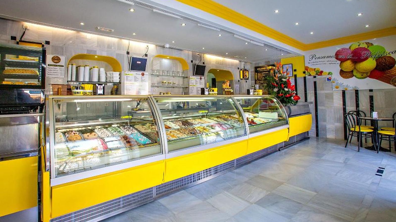 Una imagen de la heladería Toni de Sanlúcar.