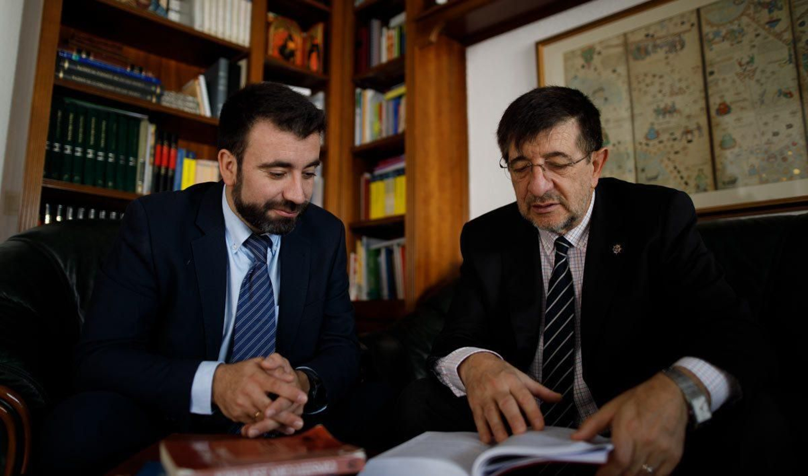 Torcuato Recover Soler junto a Torcuato Recover Balboa.